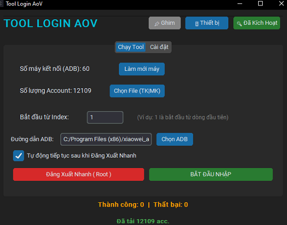 Tool Login